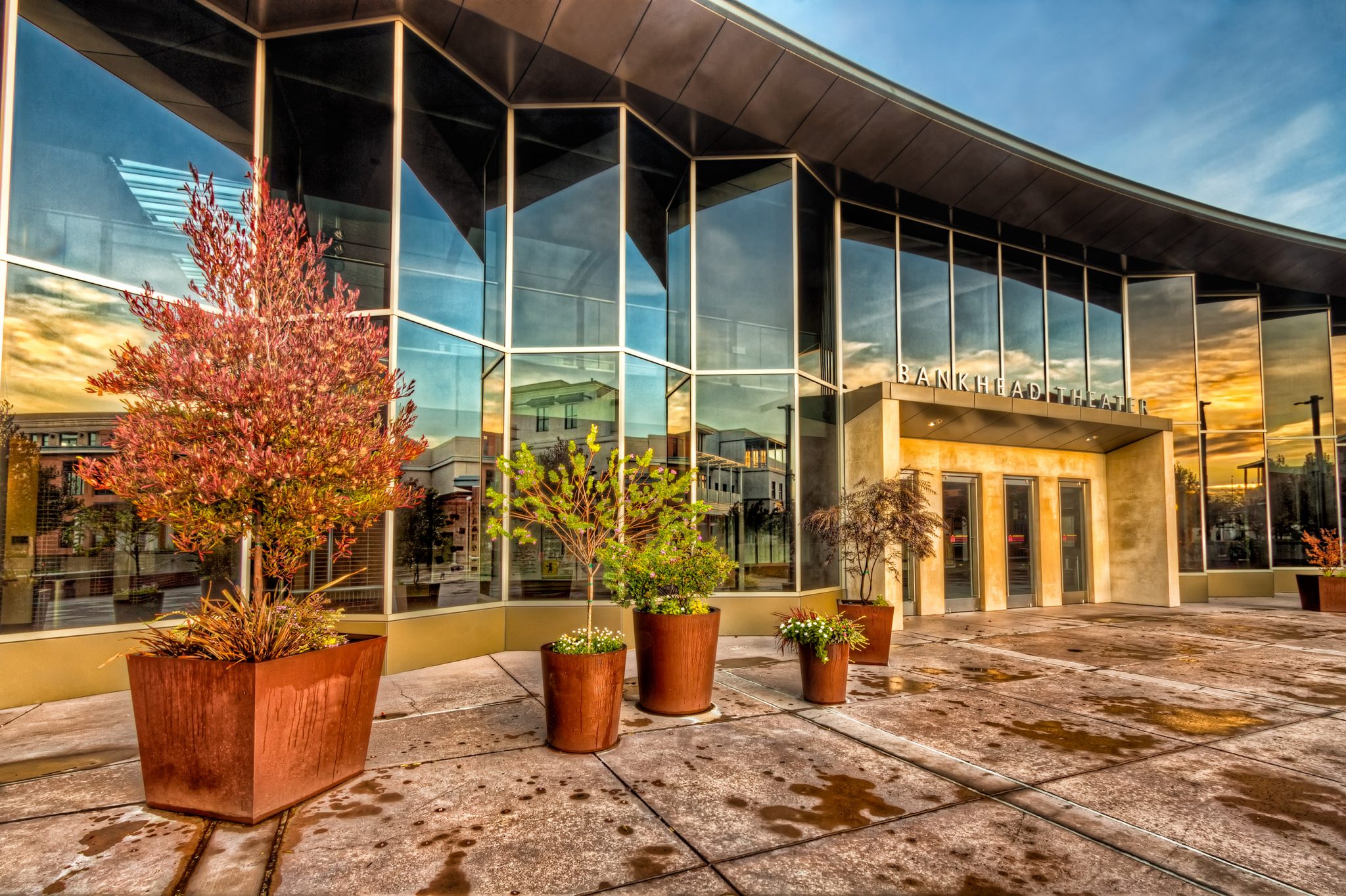 Livermore Bankhead Theater Outside Landscape on a Fall day