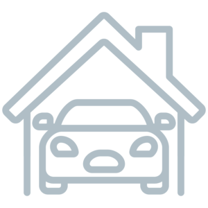 Car at home symbol