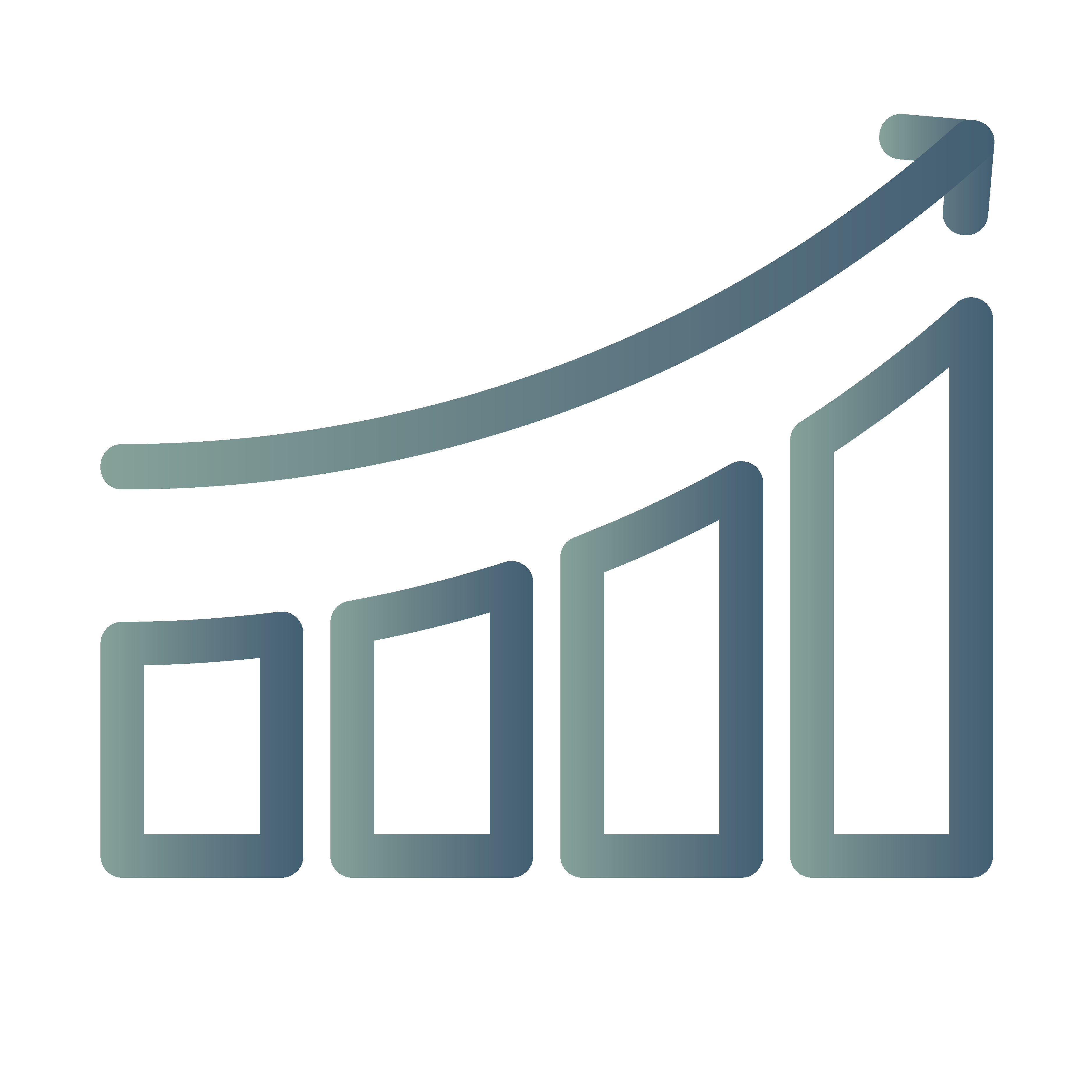 Save Money Graph with Aroow Swinging Right