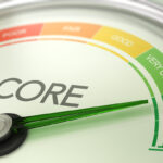 Business Credit Score Gauge Concept, Excellent Grade.