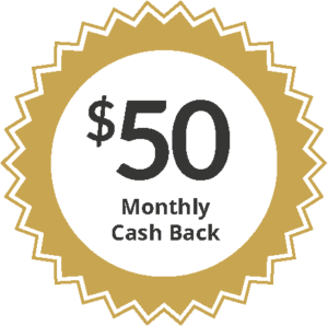50 Cashback Icon