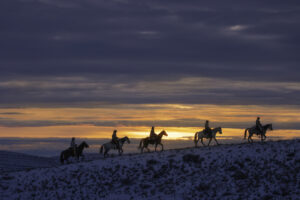 Winter Ranch Horse Riding