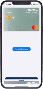 Digital wallet with UNCLE debit card