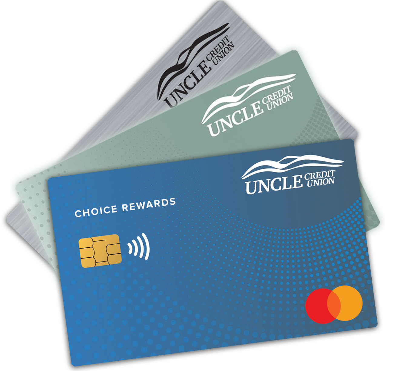 UNCLE Credit Union debit and credit cards