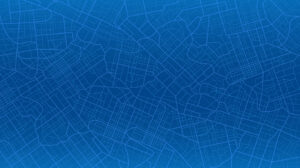 Abstract navigation plan of the urban area depicted and highlighted roads. Concept of planning and mapping a travel route using a general city map.